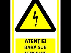 Indicator atentie bara sub tensiune