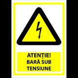 Indicator atentie bara sub tensiune